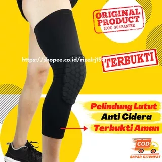 Pelindung Lutut Olahraga Deker Pelindung Lutut Anti Cedera Knee Guard Protector Olahraga Basket Futsal Leg Sleeve