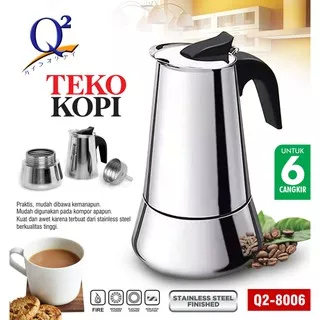 Teko Kopi Stainless Alat Pembuat Kopi Espresso Maker