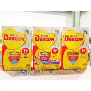 DANCOW 1+  Dengan Nutritods 800gr dan 1kg , Varian Rasa Vanila / Cokelat / Madu Box, Nestle Susu Bubuk Untuk Anak Usia 1 - 3 Tahun