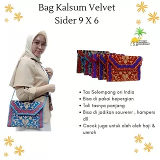 TAS INDIA / TAS OLEH OLEH HAJI / SOUVENIR PERNIKAHAN / TAS SULAM TANGAN