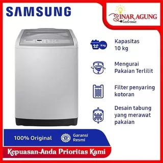 Samsung Mesin Cuci 1 Tabung  WA10M5120SG Top Loading [10 Kg]