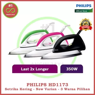 PHILIPS HD1173 Setrika Kering Classic Cepat dan Efisien 350W HD-1173