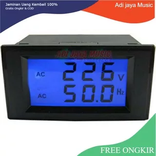 Volt Meter Digital AC 80-300V Voltmeter 45-65HZ Frequency Meter Volt HZ Meter