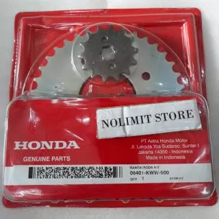 Gear Set Honda Blade New Double Disk - Revo Fit - Revo Absolute 2011 2012 - Revo Fi Asli