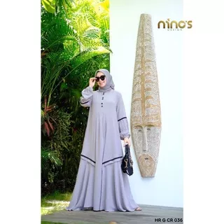 gamis terbaru 036 gamis original ninos gamis terlaris gamis edisi elabaran