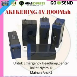 Baterai Aki kering ANTEL 4 Volt 1000mah Batere kering Accu 4V 1000mah Emergency Senter