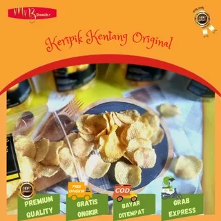 Keripik Kentang Original 100gr No MSG kripik kentang kering kentang snack cemilan kentang goreng