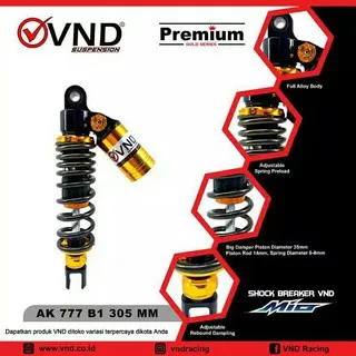 shock vnd ak777 b1 305mm click rebound mio,beat,scoopy old,lexi,fino,xeon,genio,spin