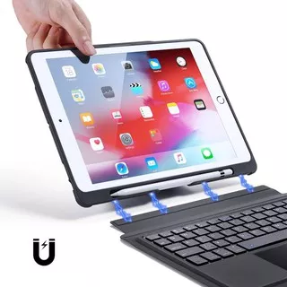 Ipad 7 10.2 2019 ipad 8 2020 ipad air 3 2019 10.5 Sarung Leather Case Wireless Keyboard