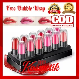 Lipstik Korea Lipstick Gincu Lips Lipen Pemerah Bibir Mini Jupon lip Gloss Glossy Korea Isi 12 AR092