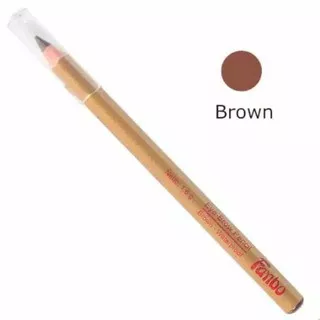 FANBO GOLD EYE BROW PENCIL WATERPROOF ORIGINAL BPOM - Fanbo Pensil alis Coklat / Hitam Fanbo Eye Brow Pencil Brown Black Fanbo Eyebrow Pencil