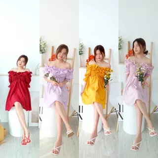 ADARA MINI DRESS (PAKAIAN MINI DRESS WANITA)