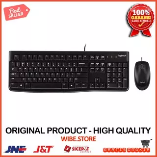 Keyboard dan Mouse wireless keyboards Logitech Combo USB MK120 aksesoris komputer Sensor optik high