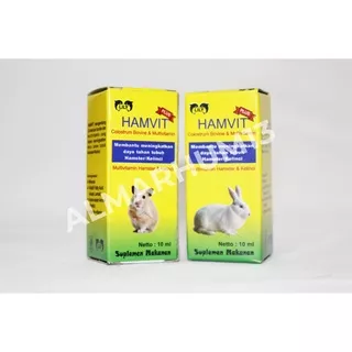 Hamvit 10ml vitamin hamster dan kelinci