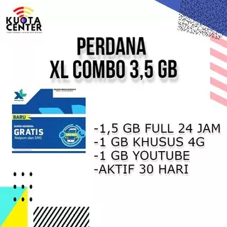 Kartu Perdana XL COMBO 3.5GB