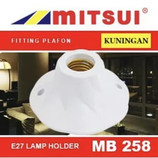 MITSUI FITTING LAMPU PLAFON MB 258 MITSUI KUNINGAN