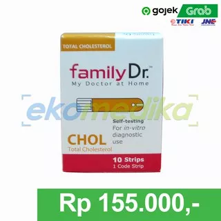 Strip Kolesterol FamilyDr FAMILY DR Strip Cholesterol 10T ED 02.2023 Test Kolesterol