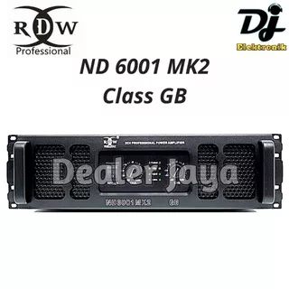 Power Amplifier RDW ND 6001 Mk2 / ND6001 Mk2 Class GB - 2 channel