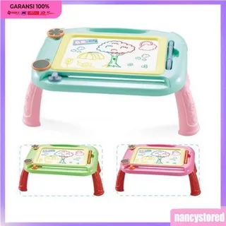 Children Art Drawing Table Toys Kids Painting Board Desk Arts Crafts Educational Learning Paint Tools ToyMulti-Function Magnetic Drawing Board Desk Toys Table Set Diy Painting Writing Child Preschool Educational Learning Toys for Kid?nancystored?