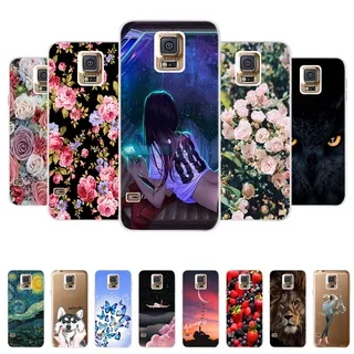 Samsung Galaxy S5 I9600 SM-G900 Clear TPU Soft Silicone Case New Printing Phone Casing For Samsung S5 5.1