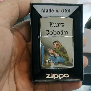 ?????korek api Zippo Nirvana Kurt cobain Polish chrome limited