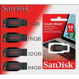 @*(Murah)* SANDISK FLASH DISK 4gb 8gb 16gb 32gb 64gb CRUZER BLADE CZ50 / USB FLASH  CZ 50