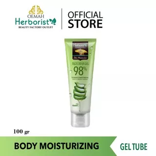 Herborist Skin Moisturizer Aloe Vera Gel 98% Tube - 100gr