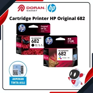 Tinta Cartridge Printer HP Original 682 Black ( 3YM77AA ) | Tri - Color Colour ( 3YM76AA )