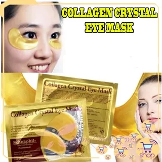 Masker Mata COLLAGEN CRYSTAL GOLD EYE BAG MASK EYEMASK Kantong Black Panda Anti Aging Wrinkle Emas