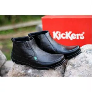 Sepatu kickers safety Boots boot pria tracking kulit asli keren murah