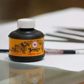 Tinta Bak Yamura Uk.kecil dan Besar / Tinta cina kaligrafi/ alat lukis/tinta hitam/tinta yamura