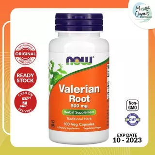 Vitamin Valerian Root 500 mg Now 100 veg capsules