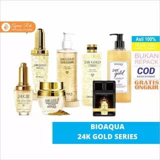 BIOAQUA SERUM WAJAH 24K GOLD ESSENCE CREAM - SERUM GOLD BIOAQUA BPOM ORIGINAL / BIOAQUA 24K Gold Essence Cream 50g .BPOM. / BIOAQUA 24K Gold Skin Care / Serum Wajah / Essence Cream / Cleanser Pembersih Wajah / BIOAQUA SKINCARE 24K GOLD SERIES ESSENCE/SERU