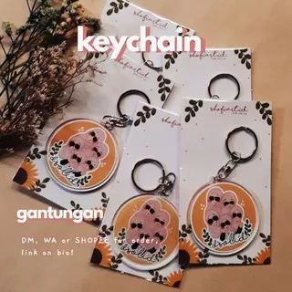 KEYCHAIN + ILUSTRASI DIGITAL