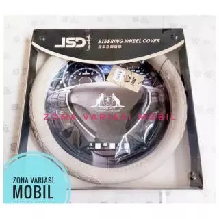 Cover Stir / Sarung stir Setir Mobil Universal Import Premium Cover Krem Cream