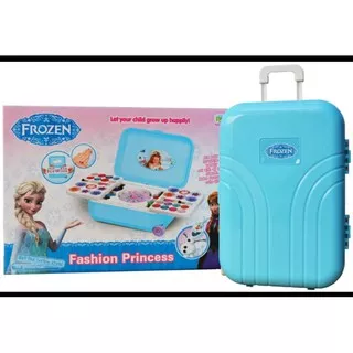 Frozen fashion dan nail art koper / makeup makeup anak karakter koper / best seller /‘kado murah