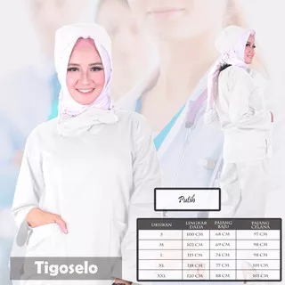 Baju Perawat Wanita/ Baju Perawat Lengan Panjang / Baju Oka Lengan Panjang/ Baju Oka bahan american