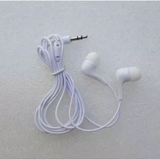 Headset Earphone Earpods Handsfree Headphone Earbuds Biasa Putih White