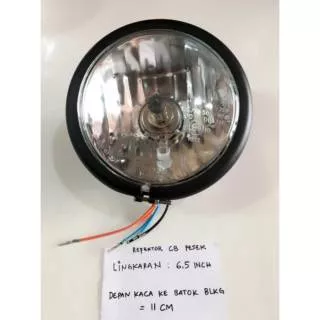 REFLEKTOR LAMPU DEPAN CB PESEK KLASIK