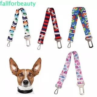 FALLFORBEAUTY Adjustable Seatbelt Pet Products Pet Travel Supplies Dog Car Seat Belt Cat Harness Leash Lead Safety Seat Belts Small Medium Dogs Outdoor Accessories Travel Clip