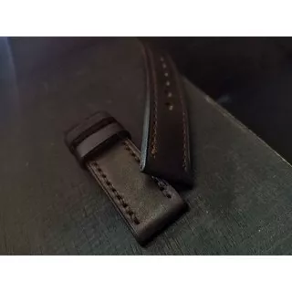 leather strap brown / tali jam coklat tua clasic/strap jam tangan kulit