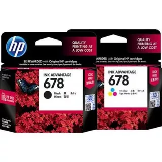 Tinta Cartridge HP 678 Black / Color