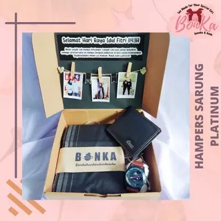 Hampers Cowok Sholeh 3 in 1 Bisa Custom Foto dan Ucapan / Kado Unik / Hampers Cowok / Sarung / Jam Tangan Pria / Dompet Pria / Kado Ulang Tahun / Hadiah Ultah / Kado Untuk Pacar / Kado Untuk Suami