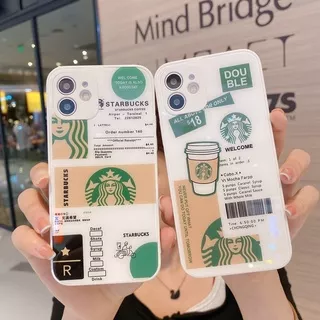 Brand New Liquid Glass Starbucks Phone Case for Iphone 12 7 8 6 6s Plus X Xr Xs Max 11pro Max Color Ultra-thin Back Cover