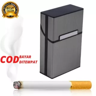 Tempat Rokok - Bungkus Rokok - Kotak Bungkus Rokok Elegan Aluminium Cigarette Case