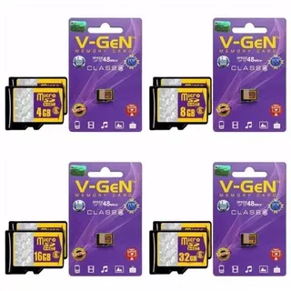 MEMORY CARD VGEN 4GB 8GB 16GB 32GB KARTU MEMORI VGEN ORIGINAL MMC VGEN 4GB 8GB 16GB 32GB MICRO SD VGEN ORIGINAL