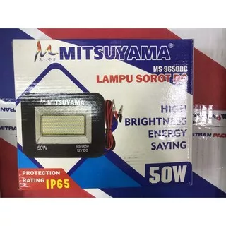 lampu sorot tembak 50watt mitsuyama lampu sorot aki led 12v Dc