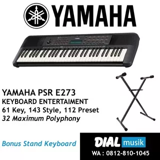 Yamaha PSR E273 Keyboard - PSR E273 / PSRE273 / PSR-E273 Garansi Resmi 1 Tahun