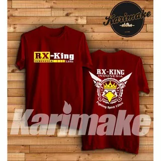 (TERBARU)  Baju Kaos Motor Yamaha Rx King Indonesia 135cc Logo Kaos Otomotif - Karimake  GUBUK KAOS