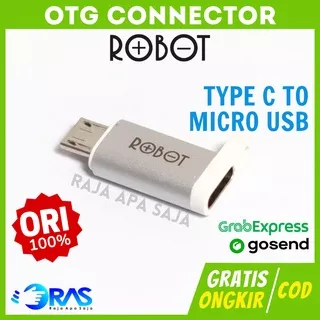 Konektor OTG Type C To Micro USB - Sambungan Conector OTG Tipe C ke Micro HP Android Konverter Connector Adaptor Adapter Kabel Data [OTG 01]